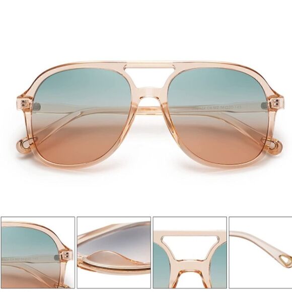 Retro Aviator Sunglasses   